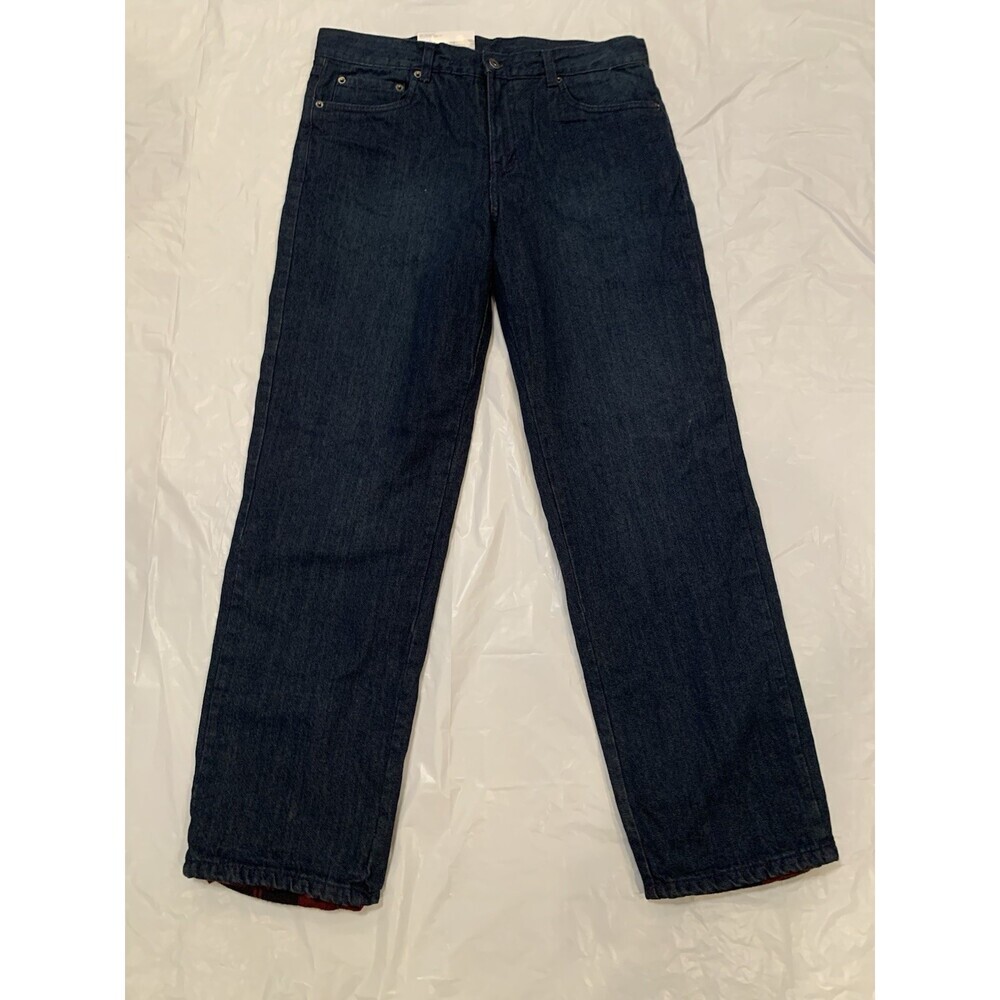 Adventuridge Flannel Lined Dark Wash Men's Jeans 36x32